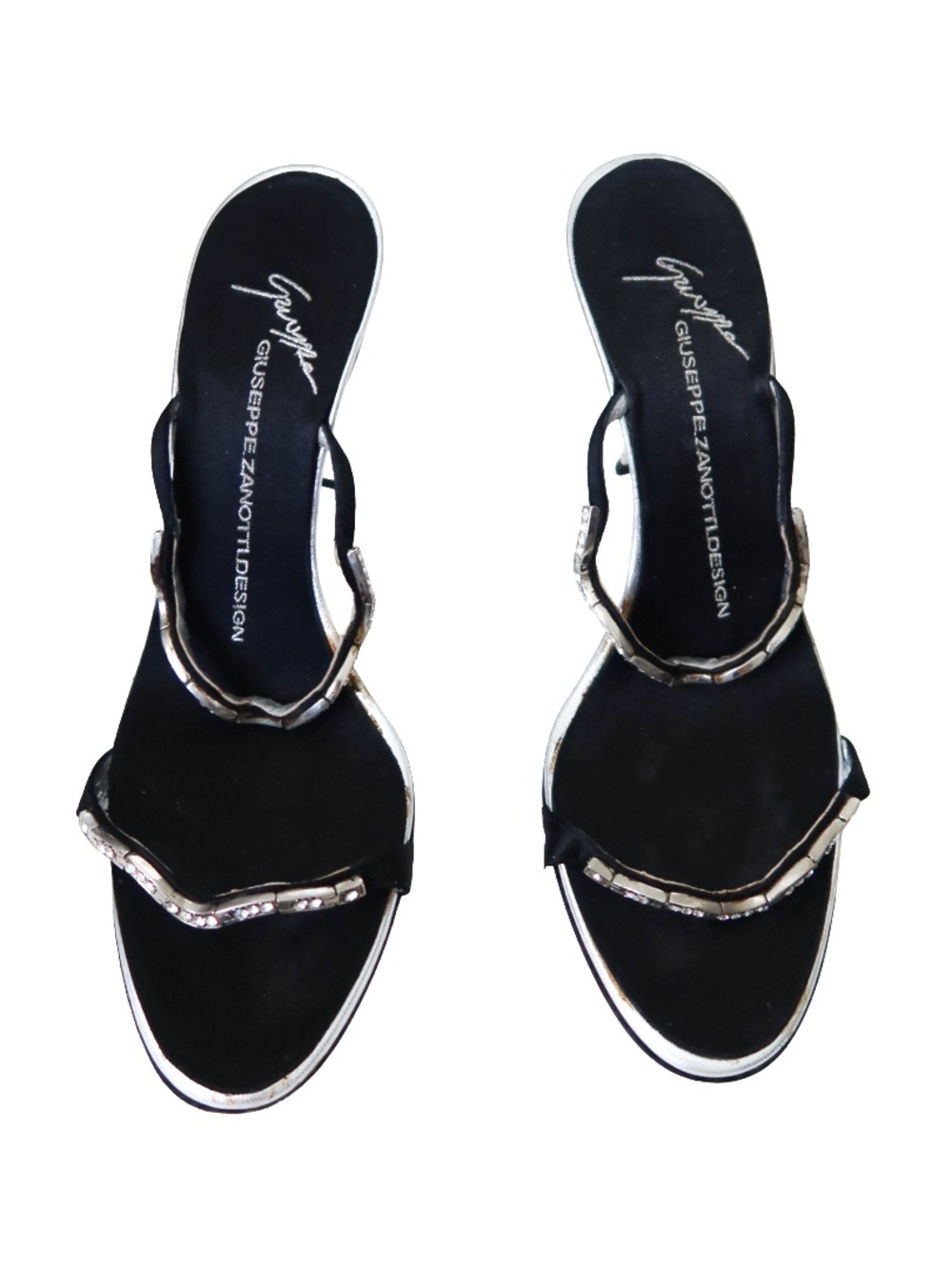 Giuseppe Zanotti Design Crystal Stiletto Sandals